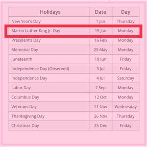 🗓 2026 dates USPS is closed 🗓